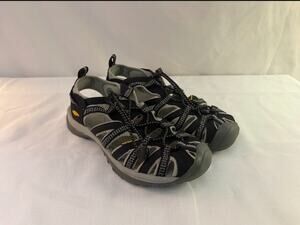 Women's Keen Waterproof Wisper Black Grey Closed Toe Sandals SZ 7 NWOT
